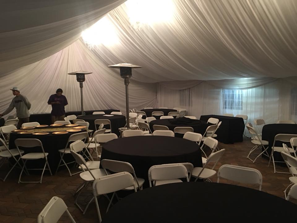 Tent/Canopy 30x with Draping Tent/Canopy 30x with Draping