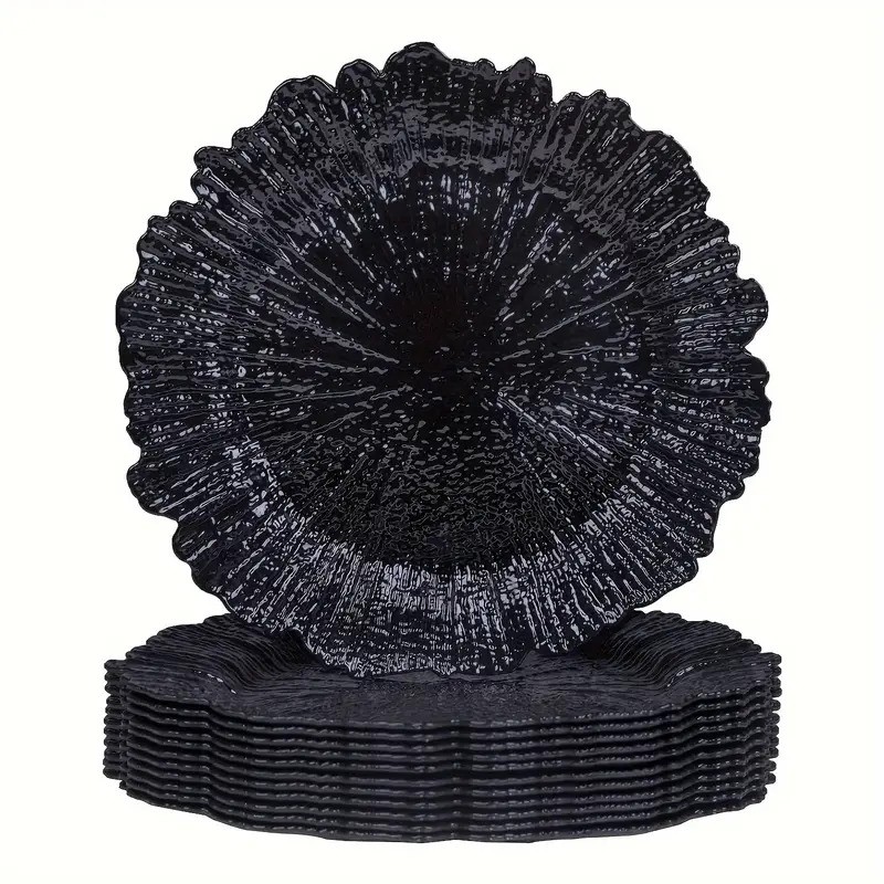 Black Charger Plate