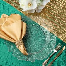 Transparent Charger Plate