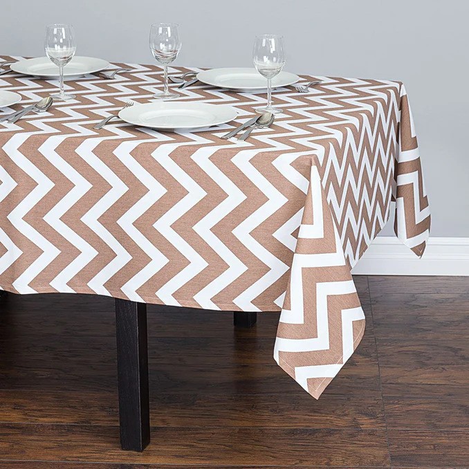 Runners Chevron Beige & White Runners Chevron Beige & White
