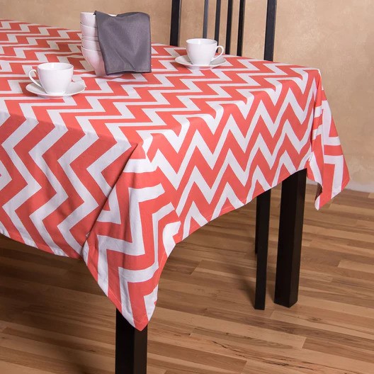 Runners Chevron Coral & White Runners Chevron Coral & White