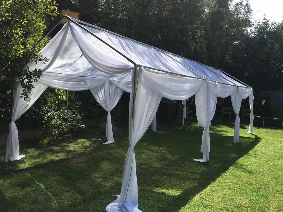 Canopy 15x30 with Drapping