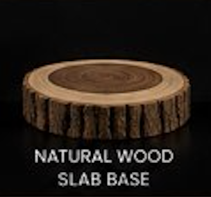22. Natural Wood Slab Base: