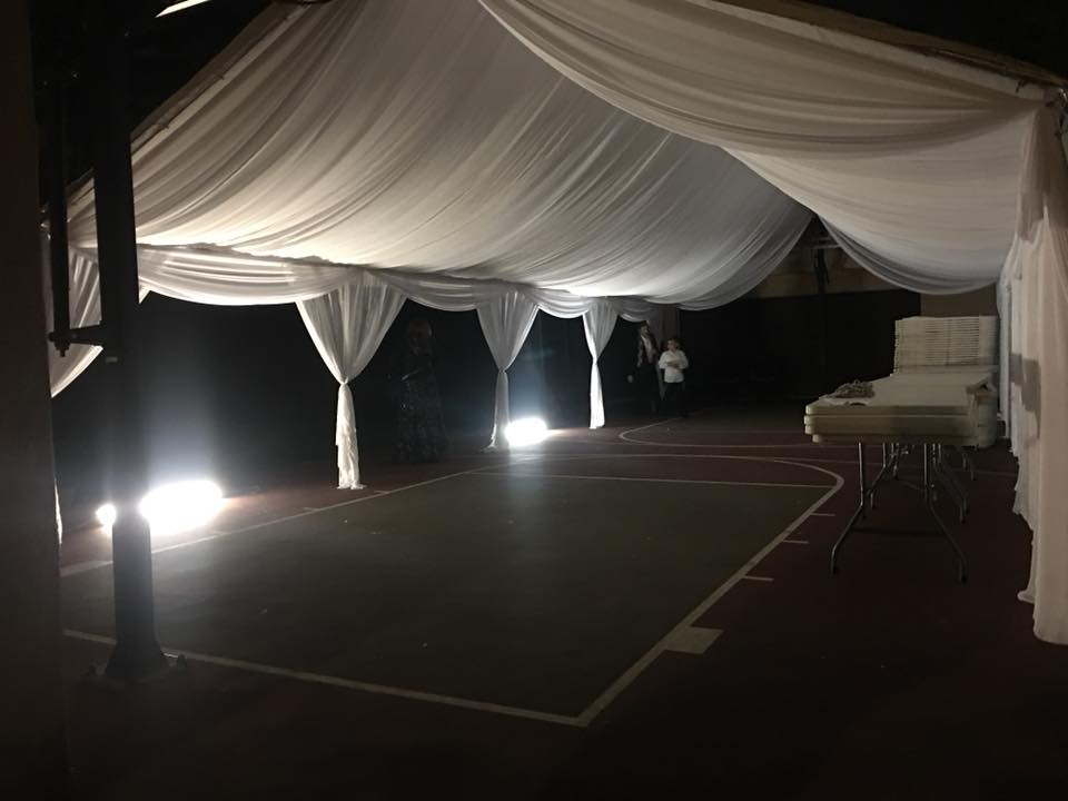 Canopy 20x40 with Drapping