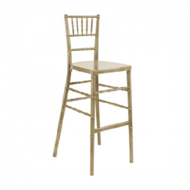 Gold Resin Chiavari Stool Bars Stool