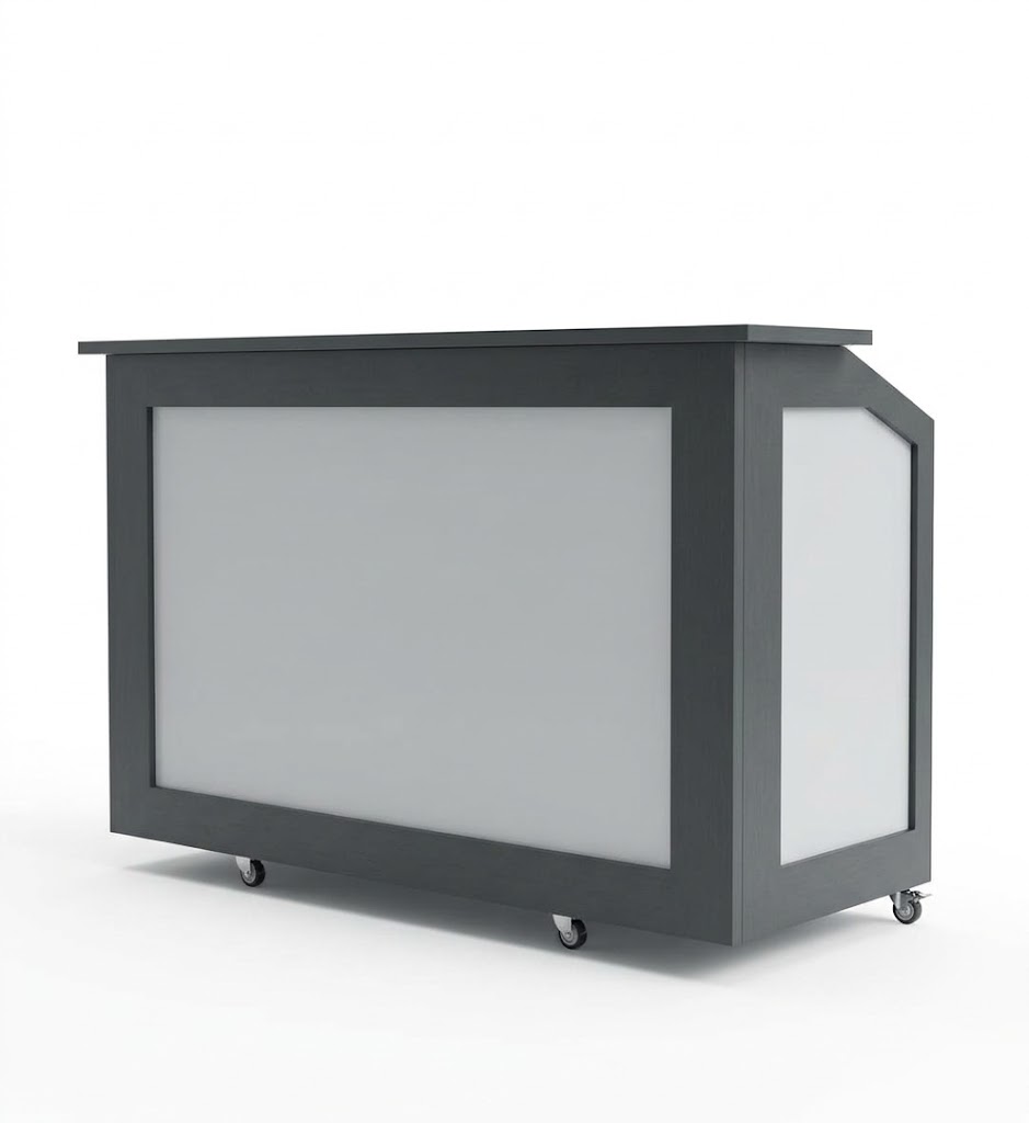 Bar Table 6ft Black (Led included)