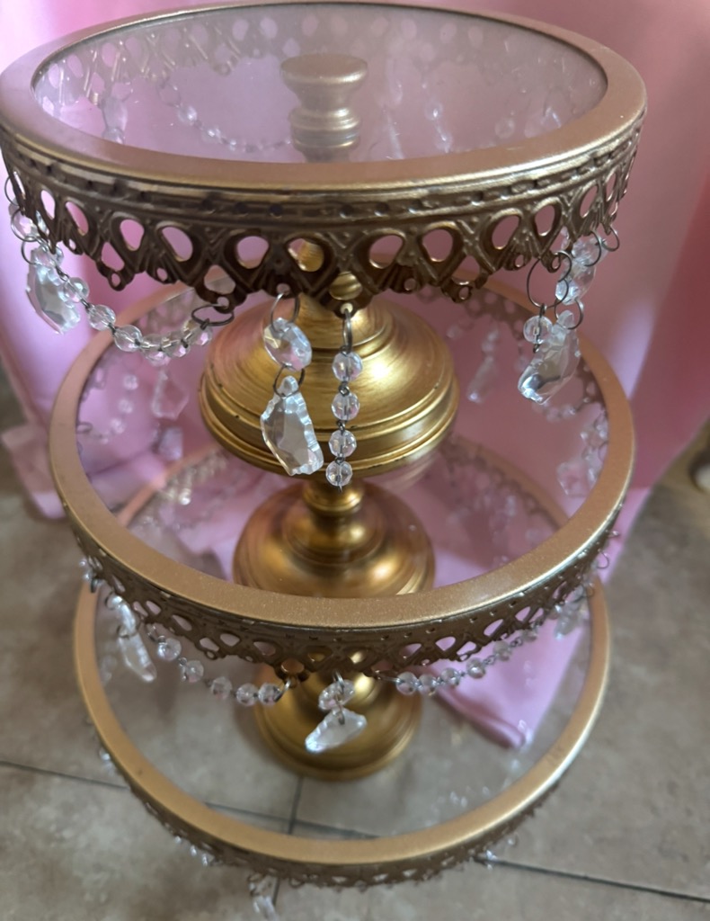 Elegant cake setup 6pc