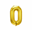 Gold Foil Balloon #0 32in Gold Foil Balloon #0 32in