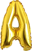 Gold Foil Balloon Letter: A 16in Gold Foil Balloon Letter: A 16in