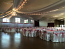 Custom Ceiling Drape with Chandeliers