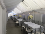 Canopy 10x90 with Drapping