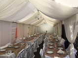 Canopy 10x70 with Drapping