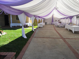 Canopy 20x80 with Drapping