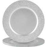 Charger Plate Silver metalic