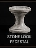 26. Stone Look Pedestal: