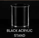 32. Black Acrylic Stand: