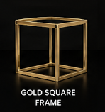 38. Gold Square Frame: