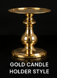 42. Gold Candle Holder Style: