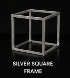 46. Silver Square Frame: