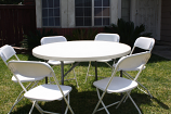 48" White Round Tables 48" White Round Tables