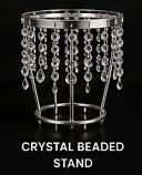 52. Crystal Beaded Stand: 52. Crystal Beaded Stand: