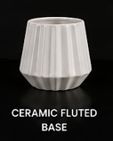 55. Ceramic Fluted Base: 55. Ceramic Fluted Base:
