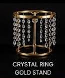 6. Crystal Ring Gold Stand