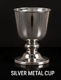 68. Silver Metal Cup 68. Silver Metal Cup