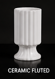 75. Ceramic Fluted:
