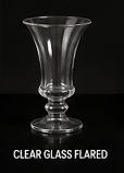 84. Clear Glass Flared: