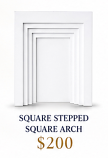 Square Stepped Square Arch Backdrop