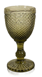 Olive Goblet Glass