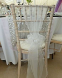 Chair Bow  Organza
