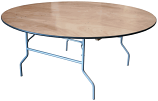 72" Wood Round Banquet Table 72" Wood Round Banquet Table