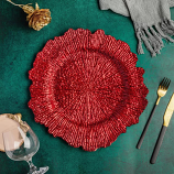 Charger Plate Red
