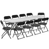 8ft White Folding Tables 8ft White Folding Tables