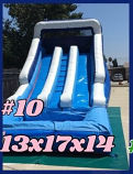 Waterslide Blue #10 13x17x14 Waterslide Blue #10 13x17x14