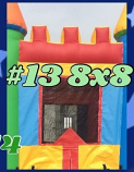 Bouncehouse 8x8 #13 multicolor Bouncehouse 8x8 #13 multicolor