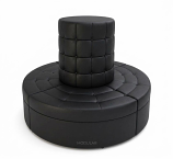 Modular circle lounge furniture  (BLACK)